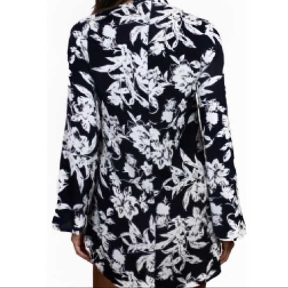 NEW FLYNN SKYE FLORAL PRINT CHOKER MINI DRESS - Picture 6 of 8